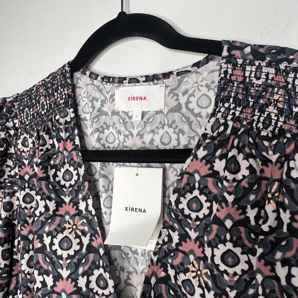 Xirena Ophelia Puff Sleeve Mini Dress Dress Size L - Picture 4 of 11